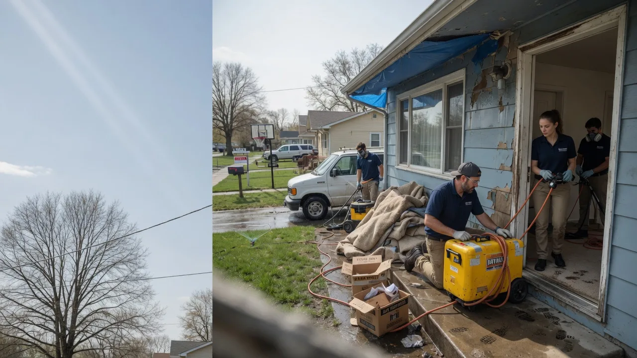 Basement Flood Cleanup in Tolley, ND near me